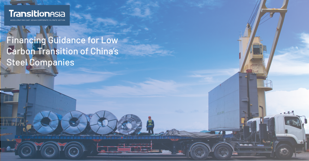 Financing Guidance for Low-carbon Transition of China's Steel Companies
